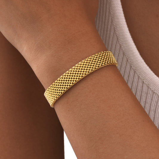 Villioro Gold Mesh Bracelet