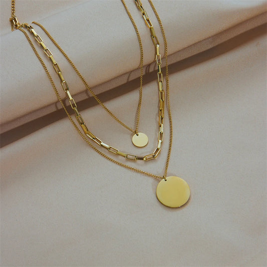 Luna Layered Gold Necklace