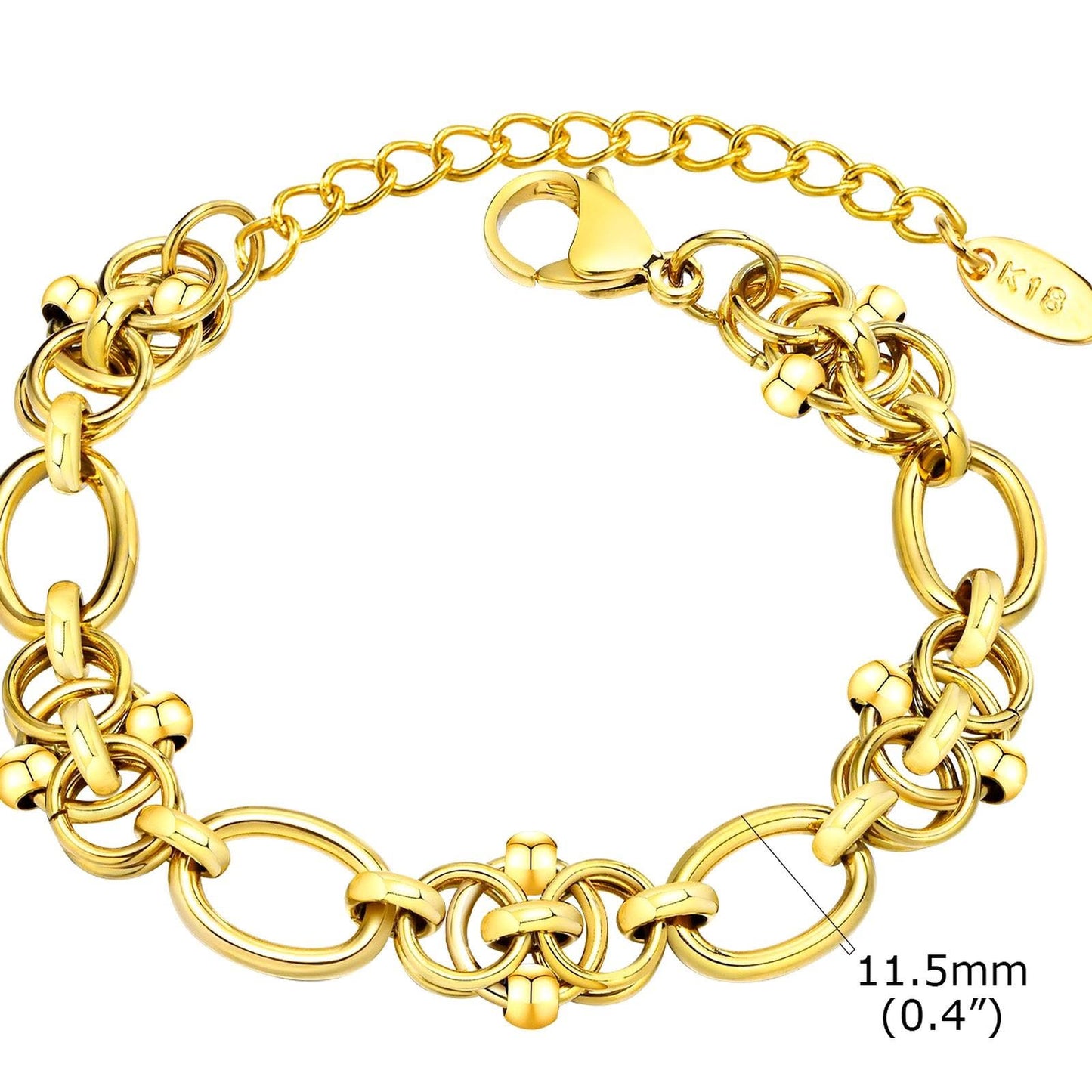 Villioro Chunky Gold Link Bracelet