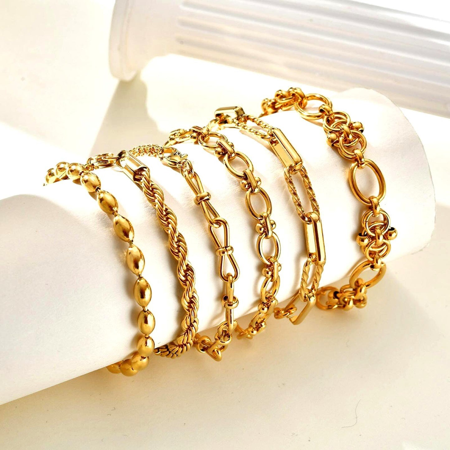 Villioro Chunky Gold Link Bracelet