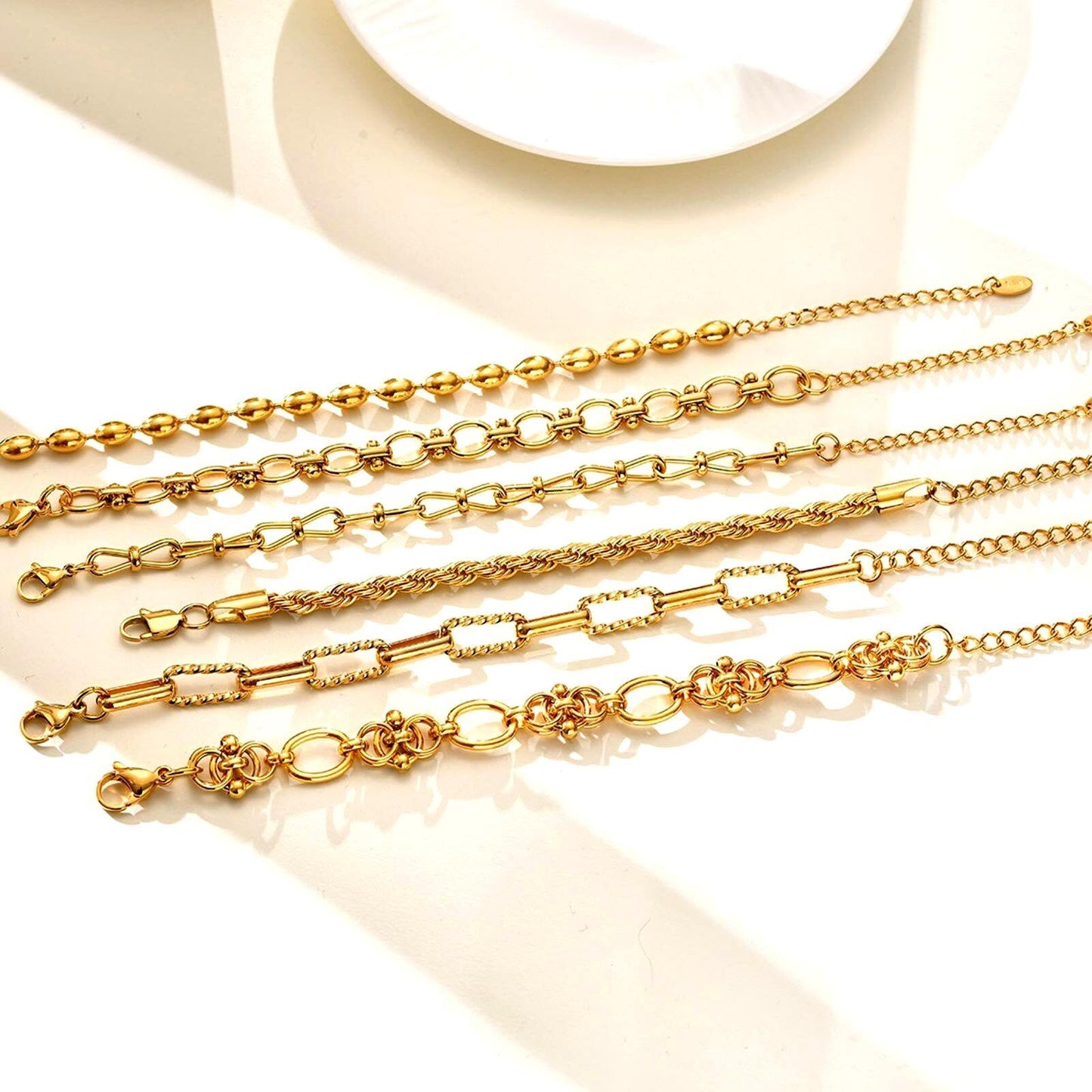 Villioro Chunky Gold Link Bracelet