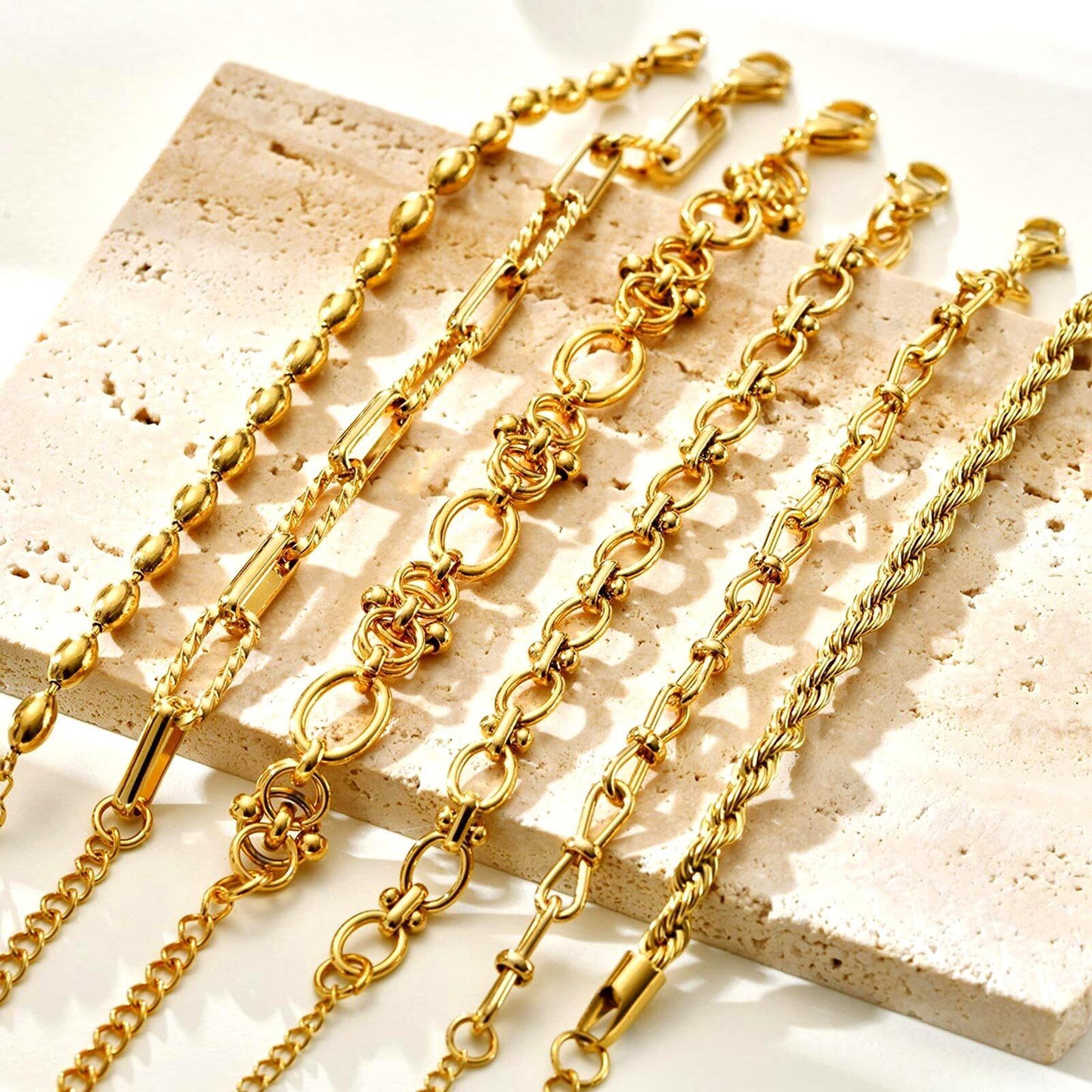 Villioro Chunky Gold Link Bracelet